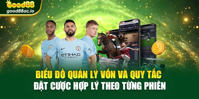 Biểu đồ quản lý vốn và quy tắc đặt cược hợp lý theo từng phiên