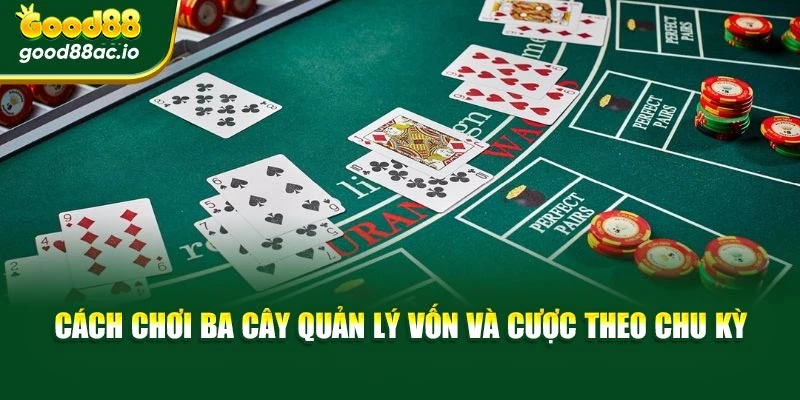 Cách chơi ba cây quản lý vốn và cược theo chu kỳ