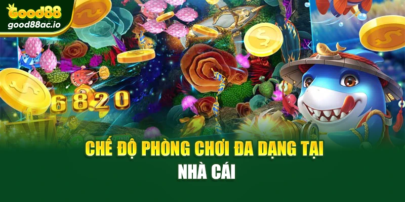 Chế độ phòng chơi đa dạng tại nhà cái